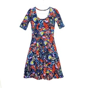 Lula Roe floral dress. Size Small. Multi colored.
